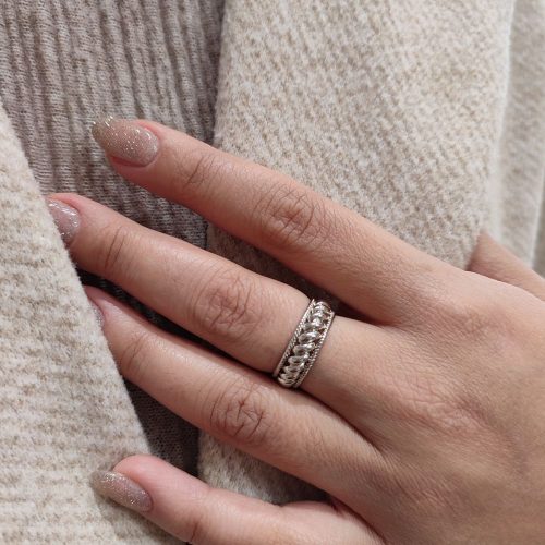 Ατσάλινο δαχτυλίδι Nora ring
