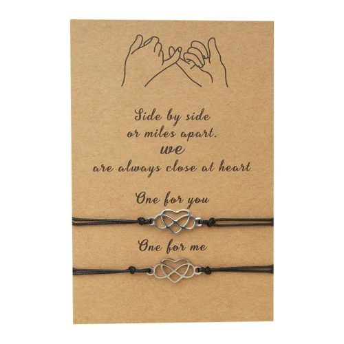 One for you One for me bracelets – Hearts