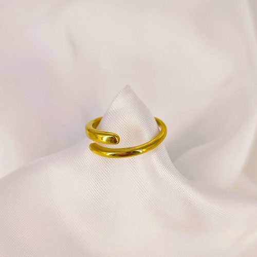 Δαχτυλίδι ατσάλι χρυσό Feza ring
