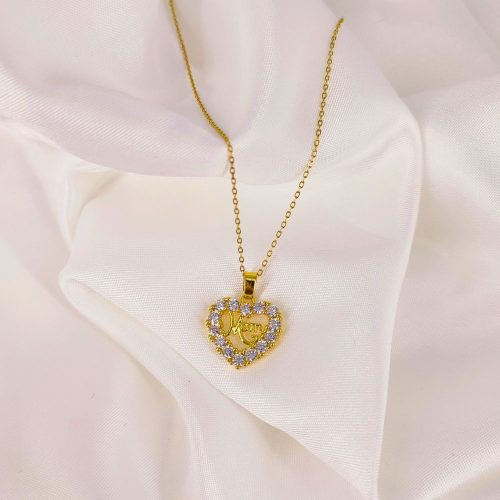 Κολιέ ατσάλι χρυσό Seden necklace