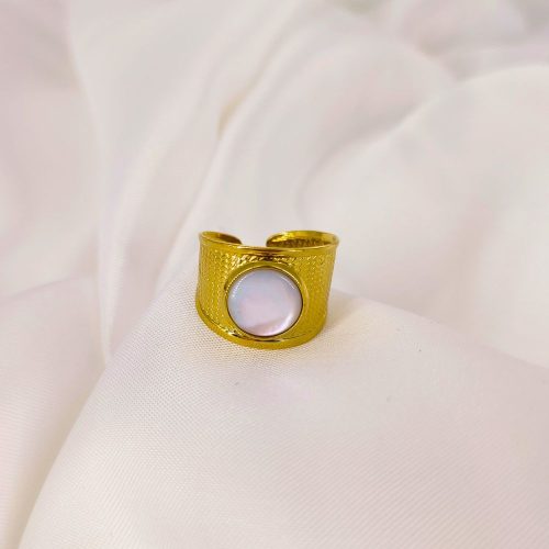 Δαχτυλίδι ορείχαλκος χρυσό Sema ring
