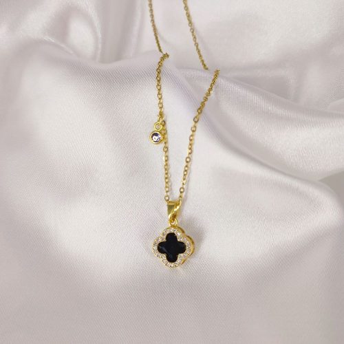 Ατσάλινο κολιέ χρυσό Skylar necklace