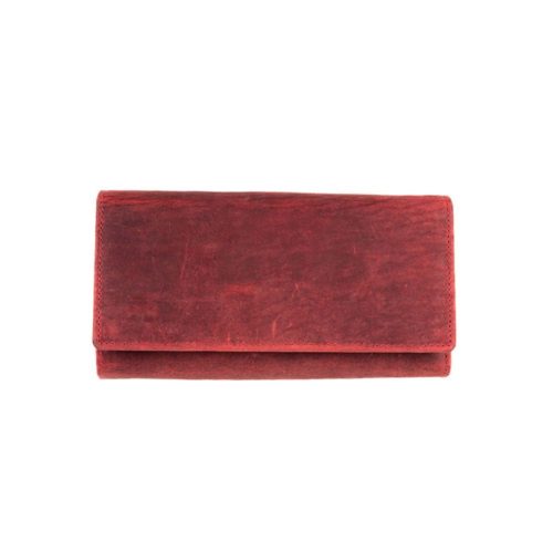 Δερμάτινο πορτοφόλι κόκκινο Fetiche 10796