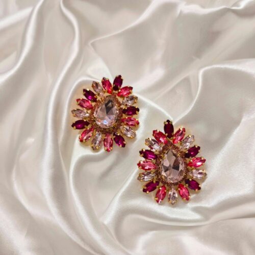 Emely earrings (fuchsia)