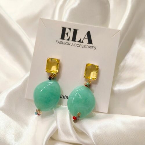 Luka earrings (mint)