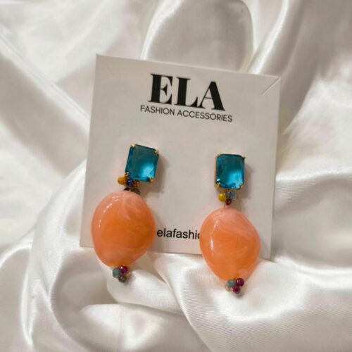 Luka earrings (salmon)