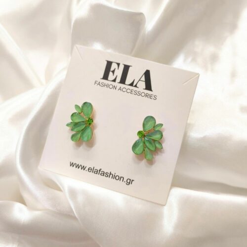 Max earrings (green)