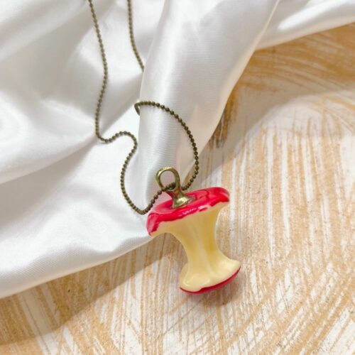 Red apple necklace